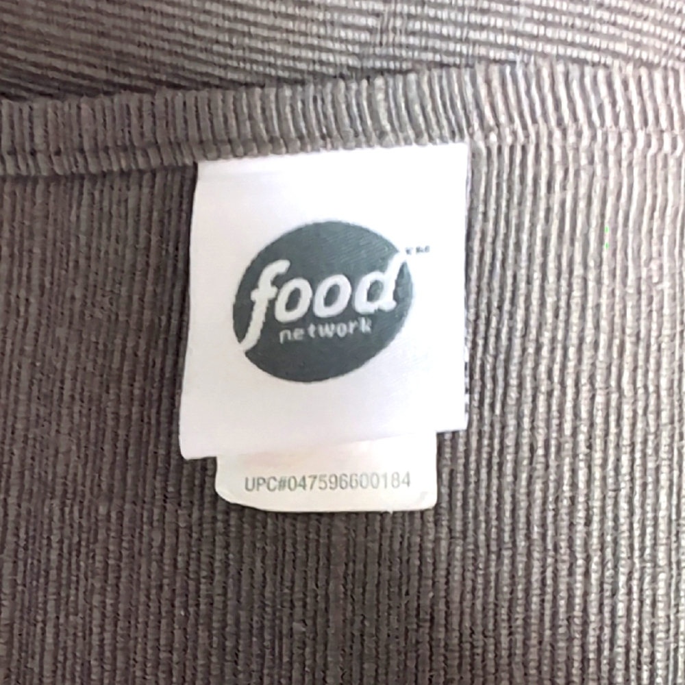 Food Network Gray Textured Fabric tablecloth - Picture 4 of 5
